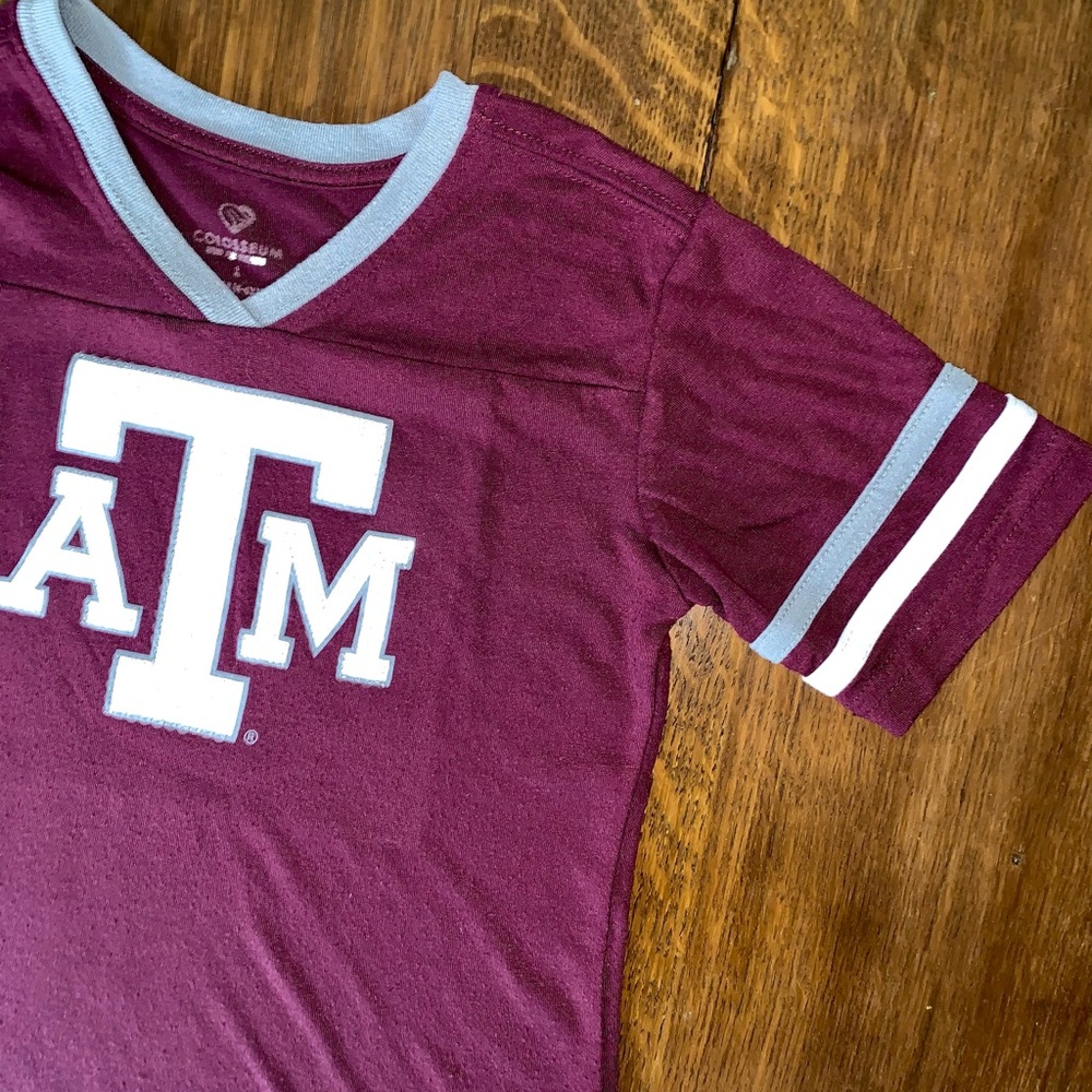 Sz 6-6x Texas Aggie A&M Sequin Sparkle Striped